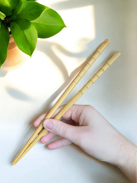 Bamboo Chopsticks - Set of 2 Natural (Bamboo Switch)
