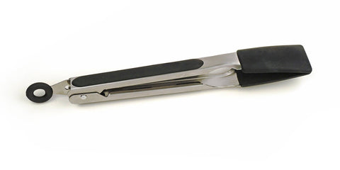 Square Silicone Tip Tongs - 9In - Black (RSVP)
