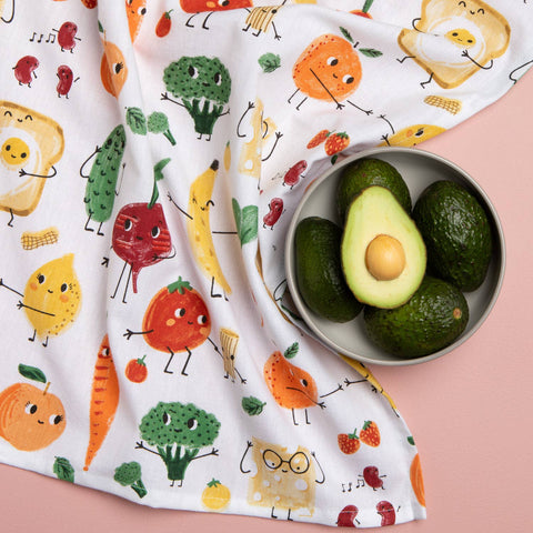 Funny Food Dishtowel (Danica Jubilee)