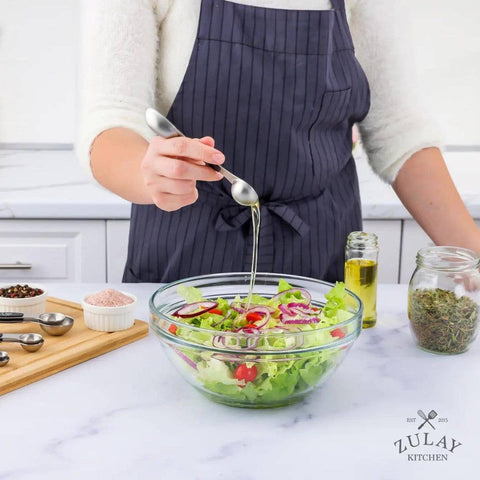 Stackable Magnetic Spoons Set of 8: Black (Zulay)