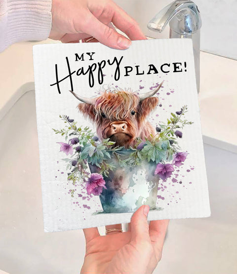 Highland Cow My Happy Place (Avery Lane Gifts)