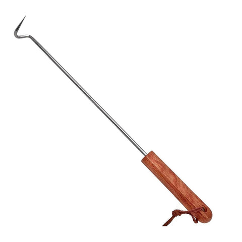 Rosewood Meat Hook, 20-Inch, Stainless Steel (Outset)