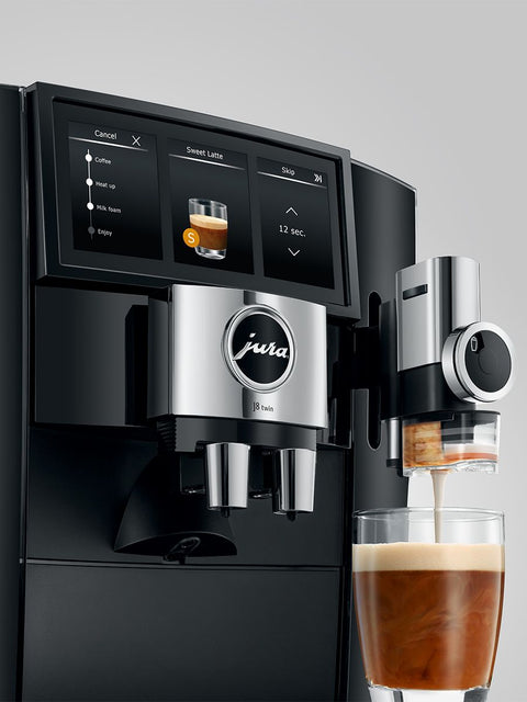 J8 Twin Diamond Black Coffee Maker (Jura)