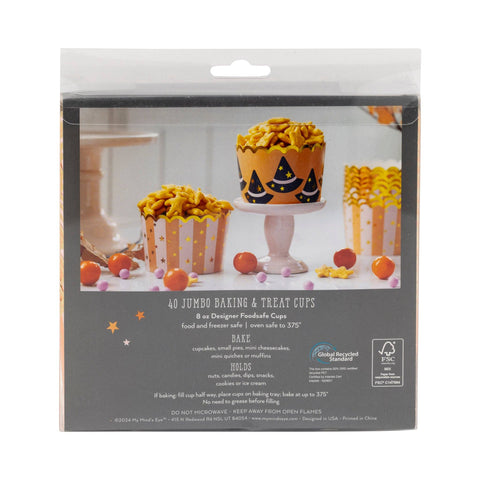JUMBO Foil Witch Hats and Stars Baking Cups (My Mind’s Eye)