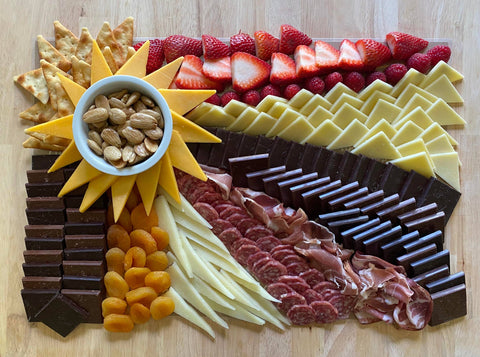 Charcuterie Cheat Sheet | Sunburst (Color Box Design & Letterpress)