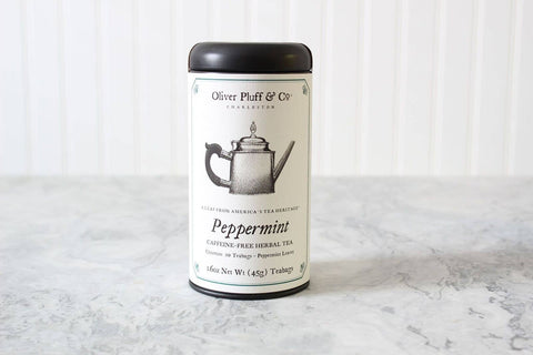 Peppermint - 20 Teabags in Signature Tea Tin (Oliver Pluff & Company)