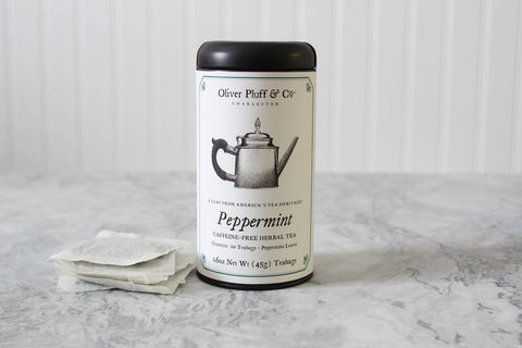 Peppermint - 20 Teabags in Signature Tea Tin (Oliver Pluff & Company)