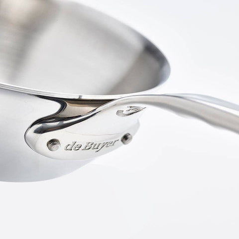 AFFINITY 5-ply Stainless Steel Rounded Sauté Pan 1.9Q (De Buyer)