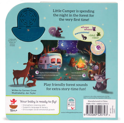 Brave Little Camper Interactive Camping Sound Book (Kids Book)