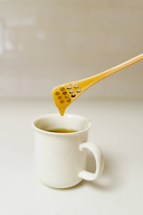 Bamboo Honey Dipper Spoon (Bamboo Switch)