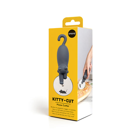 Kitty Cut Pizza Cutter Wheel - Pizza Cutters - Kitchen Gifts (OTOTO)