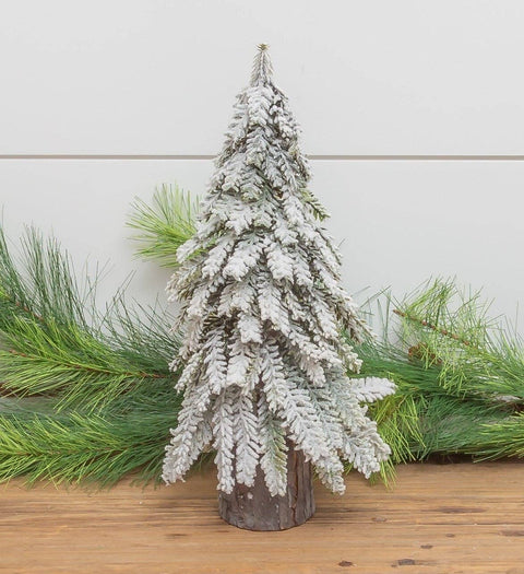 Snowy Tree with Bark Base, Md (Audrey's)