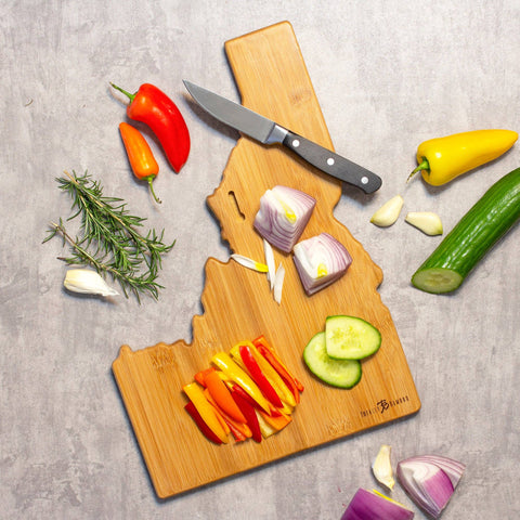 Idaho Cutting Board with Artwork by Summer Stokes (Totally Bamboo)
