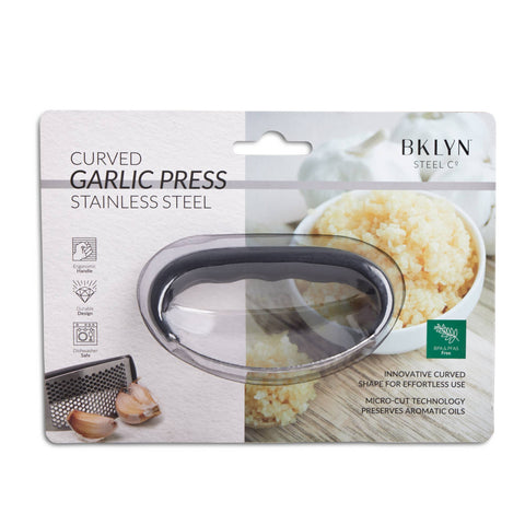 Curved Garlic Press - Onyx (Core Kitchen)