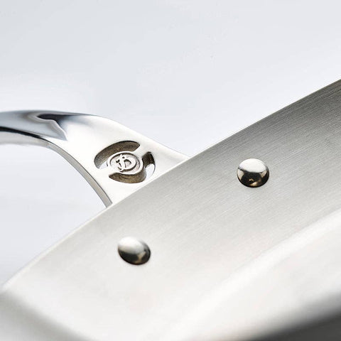 AFFINITY 5-ply Stainless Steel Frying Pan: 9.5" (De Buyer)