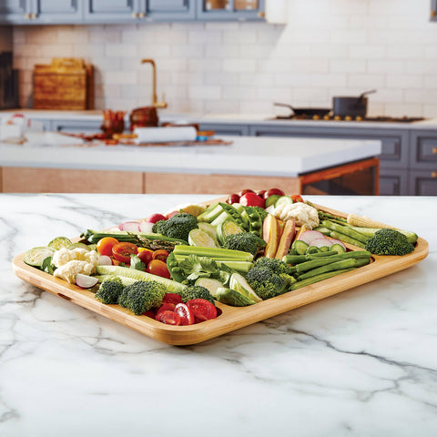 Bamboo Cutting Board W/Locking Lid (Build a Board)