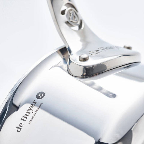 AFFINITY 5-ply Stainless Steel Saucepan: 8" 2.64 Q (De Buyer)