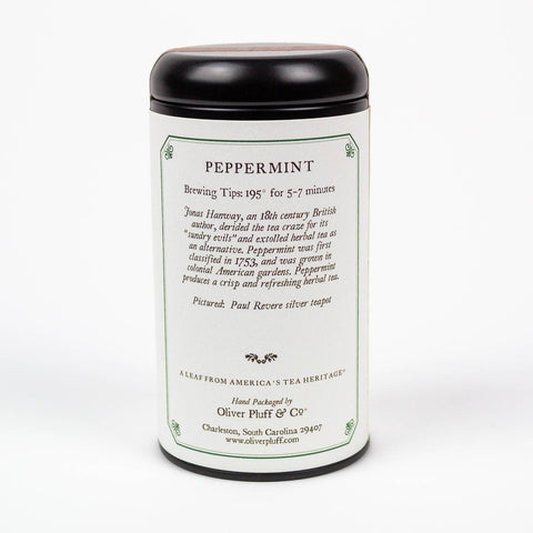 Peppermint - 20 Teabags in Signature Tea Tin (Oliver Pluff & Company)