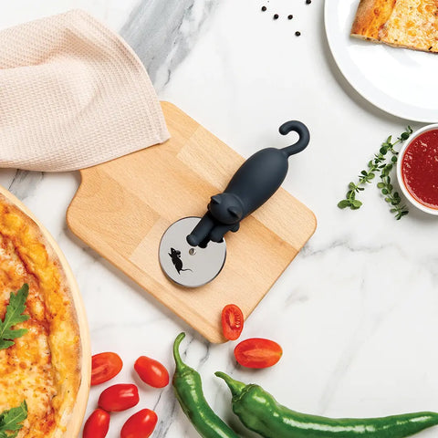Kitty Cut Pizza Cutter Wheel - Pizza Cutters - Kitchen Gifts (OTOTO)