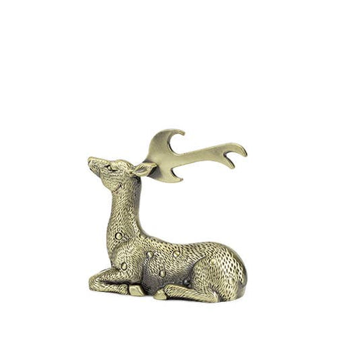 Gilded Brass-Finished Deer Beer Bottle Opener (Twine)