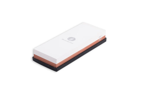 Two-Sided Water Stone - 1000 & 3000 Grit - Silicone Storage (Messermeister)