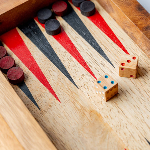 Backgammon Mangowood Game Set (Verve Culture)