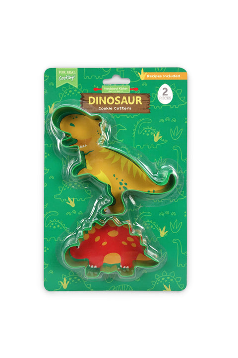 Dinosaur Set of 2 Cookie Cutters (Handstand Kitchen)