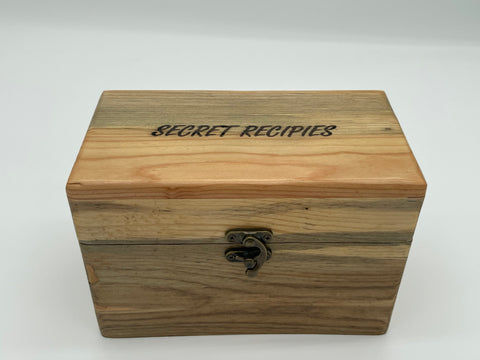 Secret Recipes Wooden Box