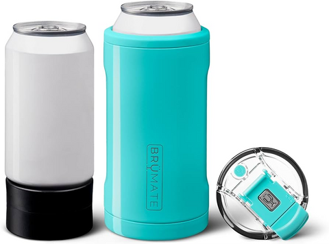 Hopsulator Trio Aqua Blue 16 OZ (BruMate)