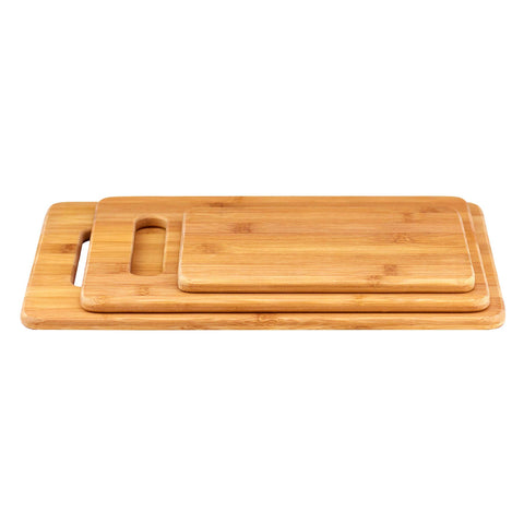 3-Piece Bamboo Cutting Board Set (Totally Bamboo)