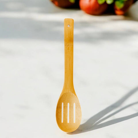 Bamboo Kitchen Utensil | Slotted Spoon (Bamboo Switch)