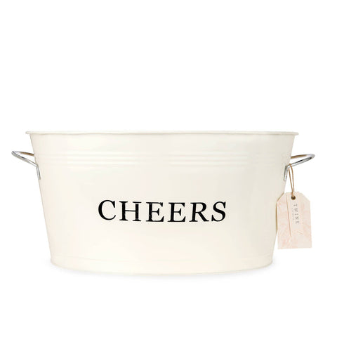 Cheers Galvanized Metal Tub (Twine)