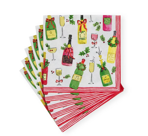 Small Napkins Tipsy And Toasty (Caspari)