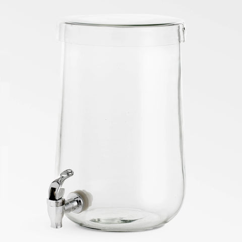 Pilsen Mouth Blown Glass Beverage Dispenser (Texxture)