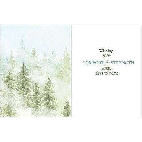 Sympathy Greeting Card - Forest (Gina B Designs)