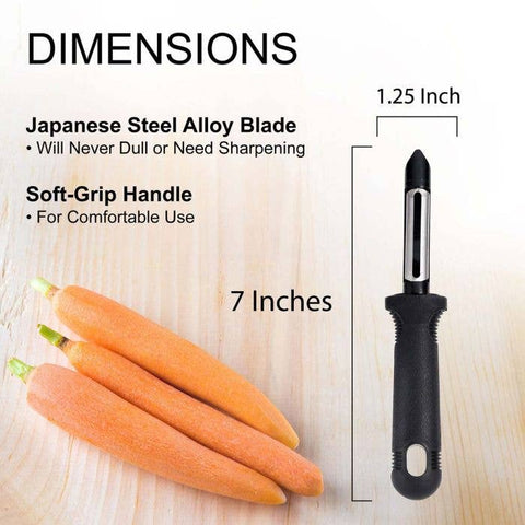 Kitchen Swivel Peeler Soft-Grip Handle (HIC)