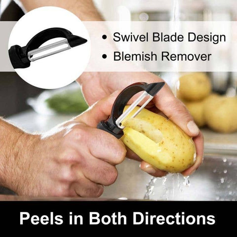 Kitchen Swivel Peeler Soft-Grip Handle (HIC)