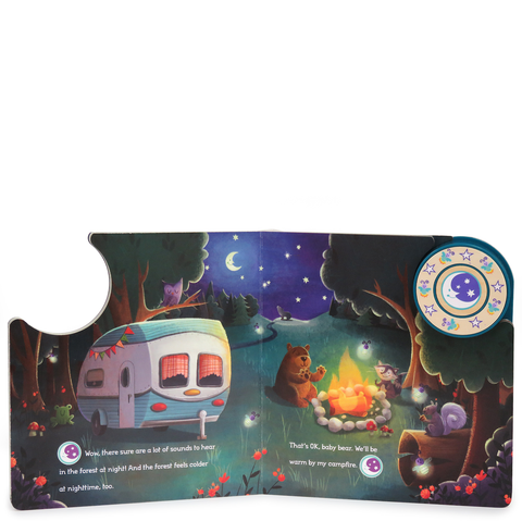 Brave Little Camper Interactive Camping Sound Book (Kids Book)