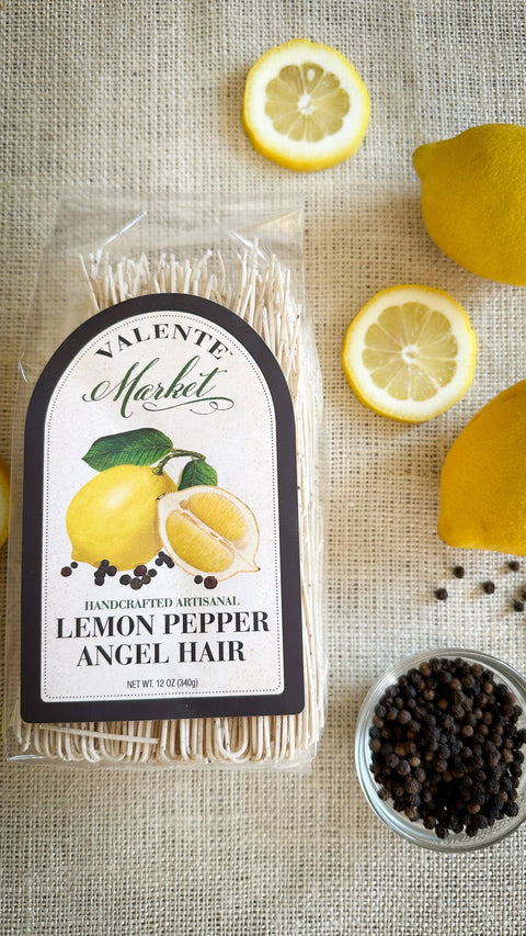 Lemon Pepper Angel Hair (Valente Pasta)