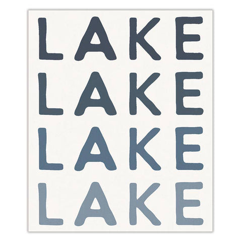 Face to Face Luxe Throw - Lake Ombre (Santa Barbara Design Studio by Creative Brands)