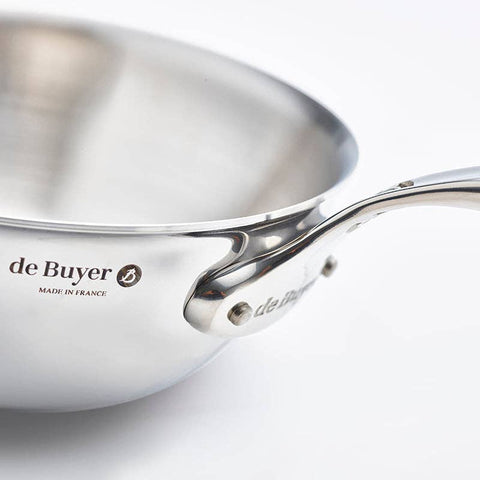 AFFINITY 5-ply Stainless Steel Rounded Sauté Pan 1.9Q (De Buyer)