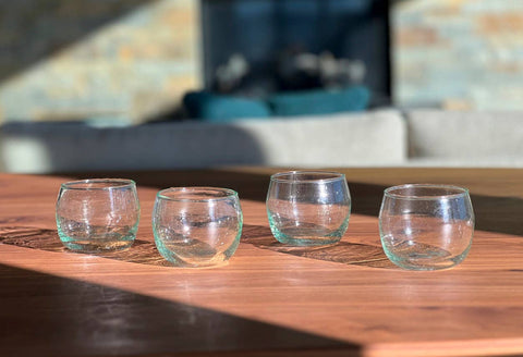 Moroccan Stemless Goblet - Clear: Clear (Verve Culture)