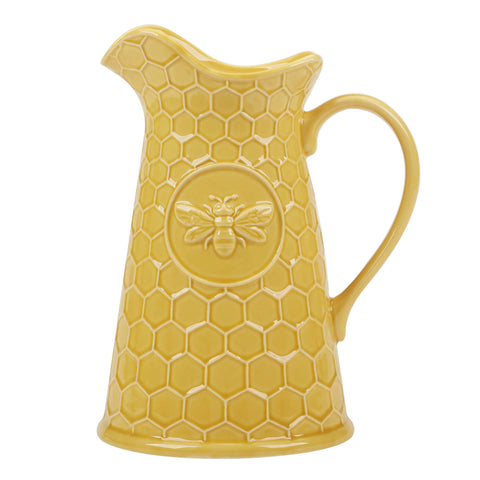 French Bees Embossed Honeycomb Pitcher 2.75 qt. (Certified International)