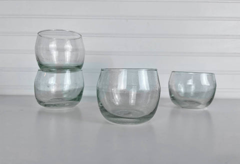 Moroccan Stemless Goblet - Clear: Clear (Verve Culture)