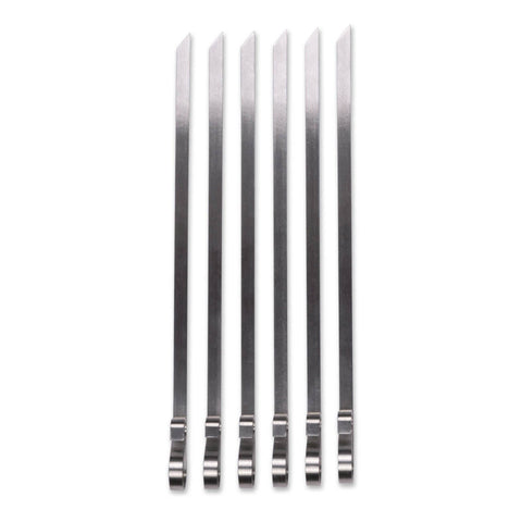 Endurance Stainless Steel Flat Skewers Set Of 6 (RSVP)