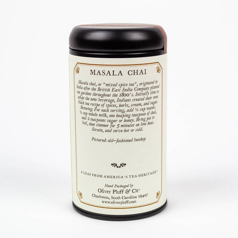 Masala Chai - 20 Teabags in Signature Tea Tin (Oliver Pluff & Company)