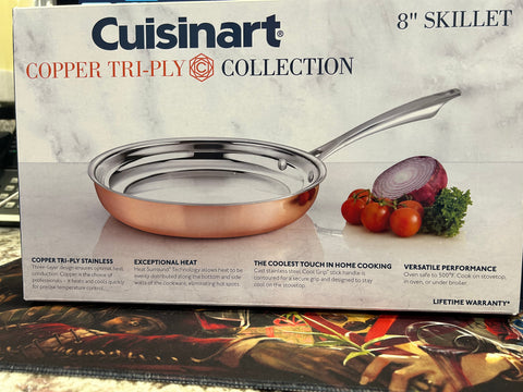 Copper Tri-Ply Skillet 8in (Cuisinart)