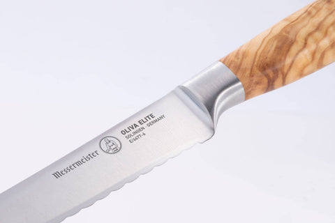 Oliva Elite Reverse Scalloped Utility Knife - 6" (Messermeister)