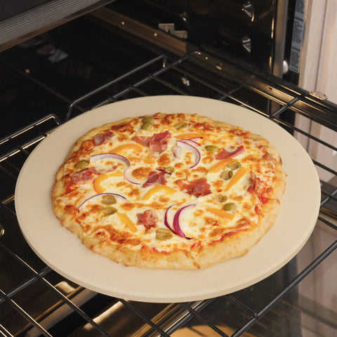 Old Stone Round Pizza Stone, 14-Inch (Kitchen Supply)