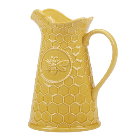 French Bees Embossed Honeycomb Pitcher 2.75 qt. (Certified International)
